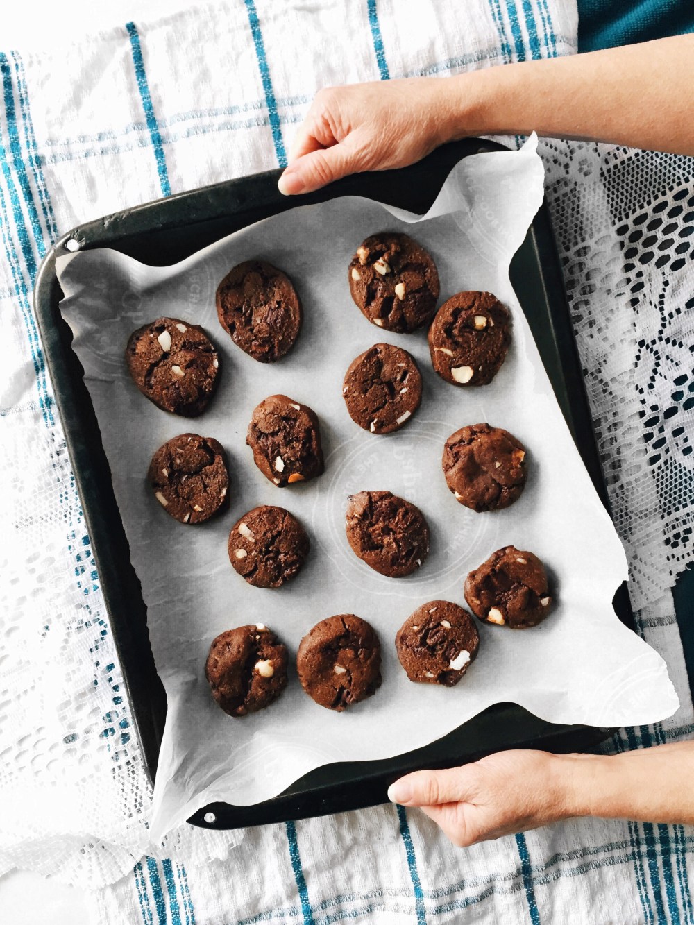 biscuits double chocolat santé végane aux noix de macadam Cuisine estudiantine 