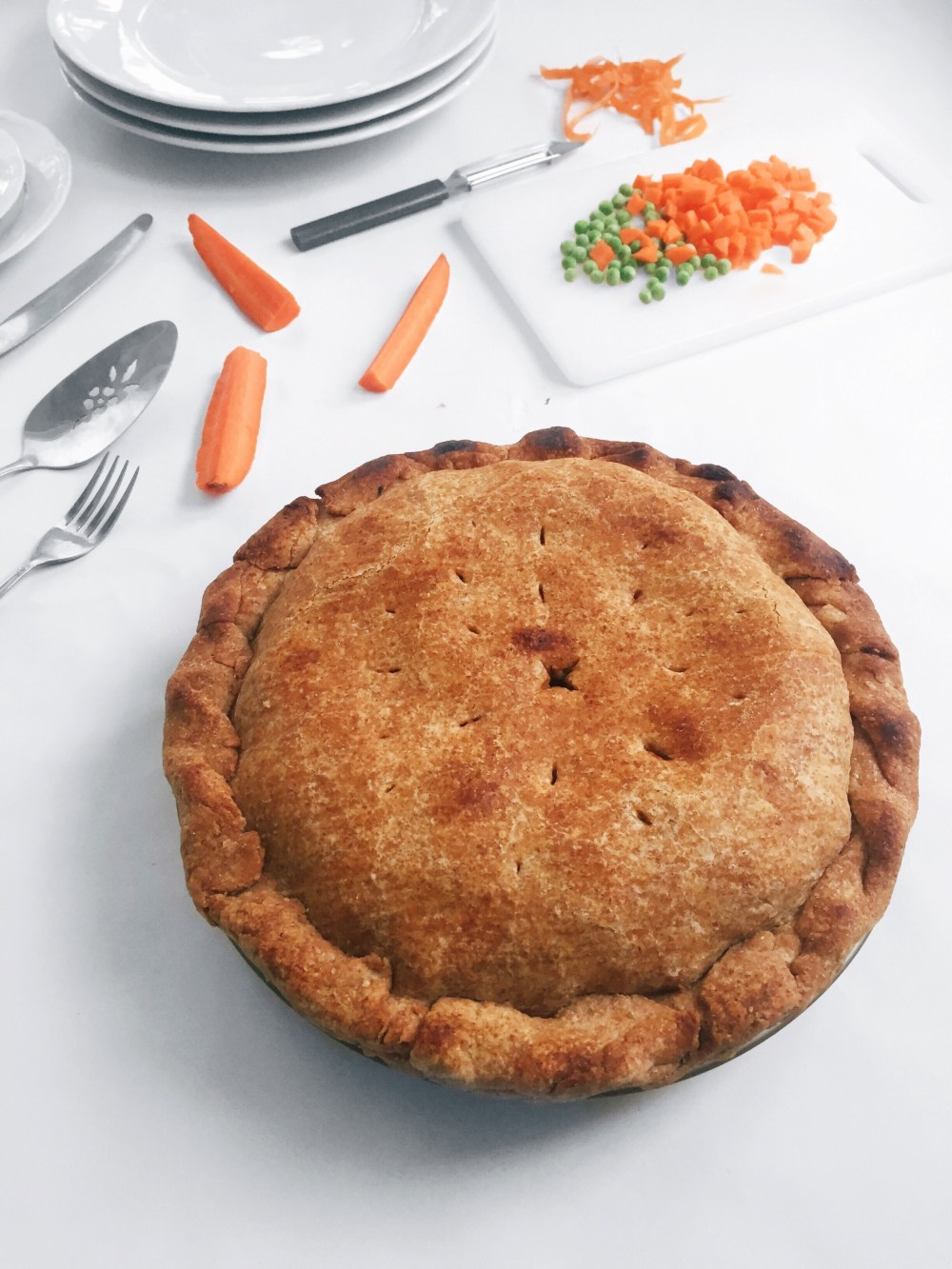 pâté au poulet végétalien à base de tofu et de légumes