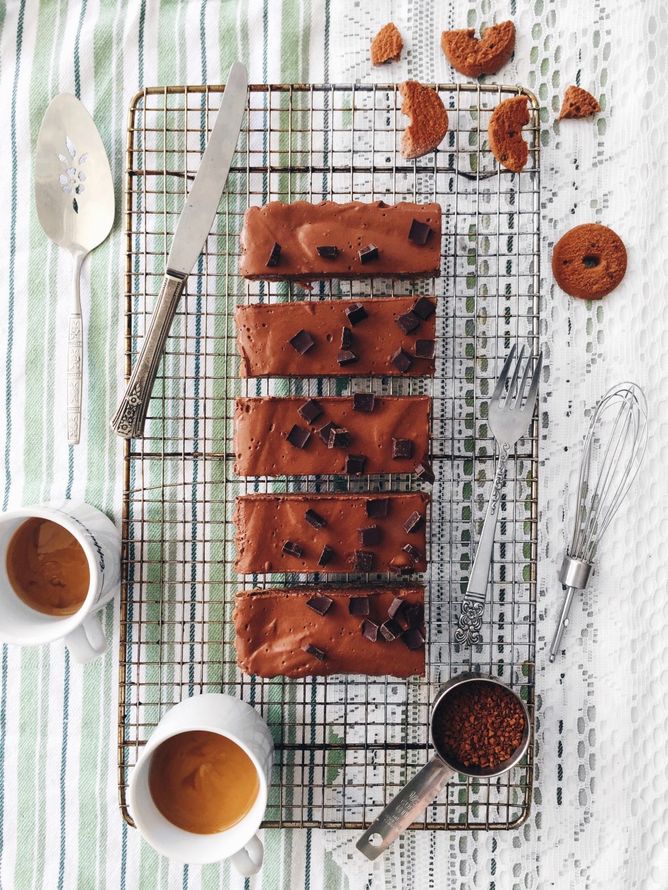 Tarte végane au café, au chocolat et à l'érable