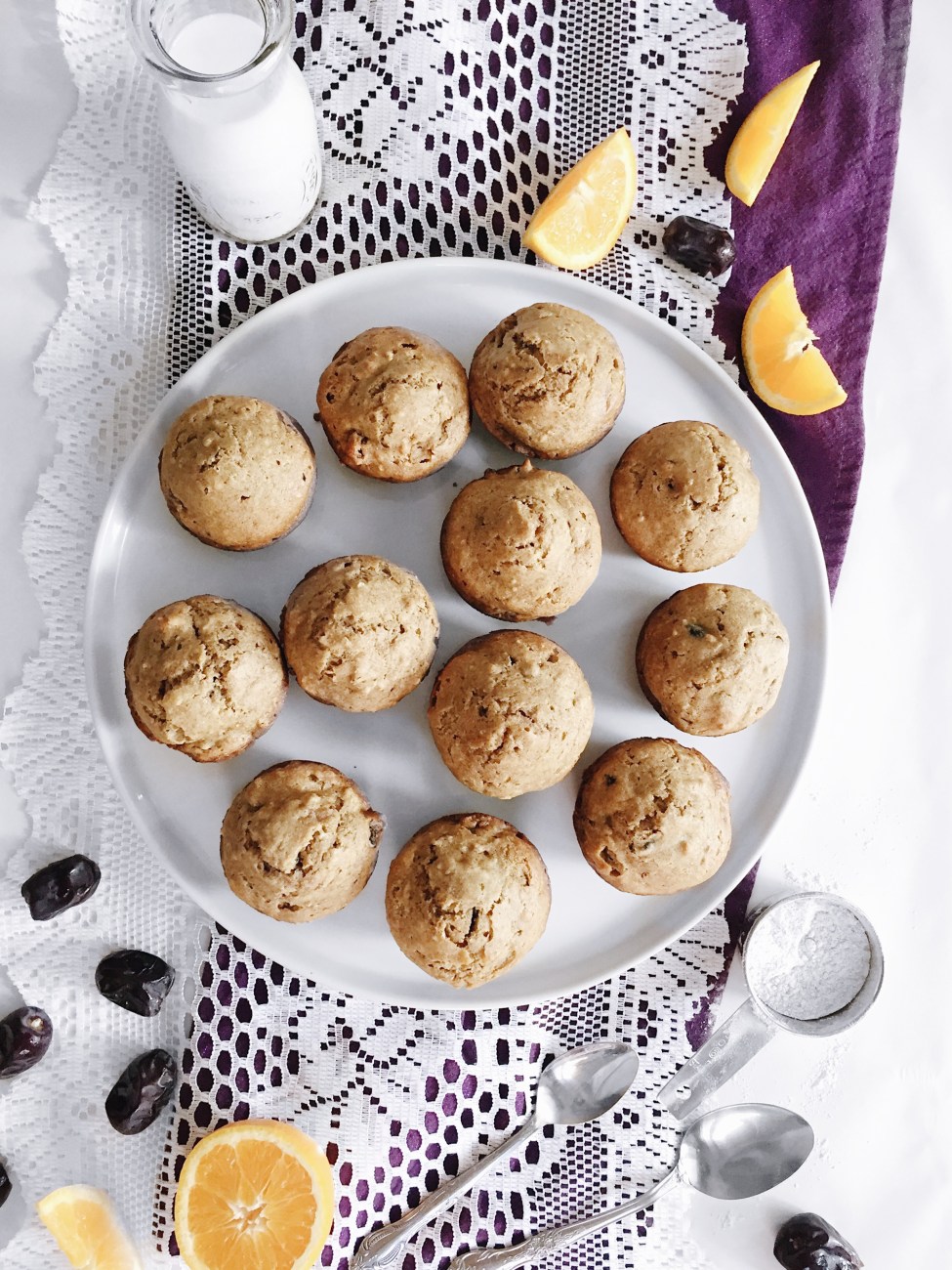 Muffins aux dattes santé