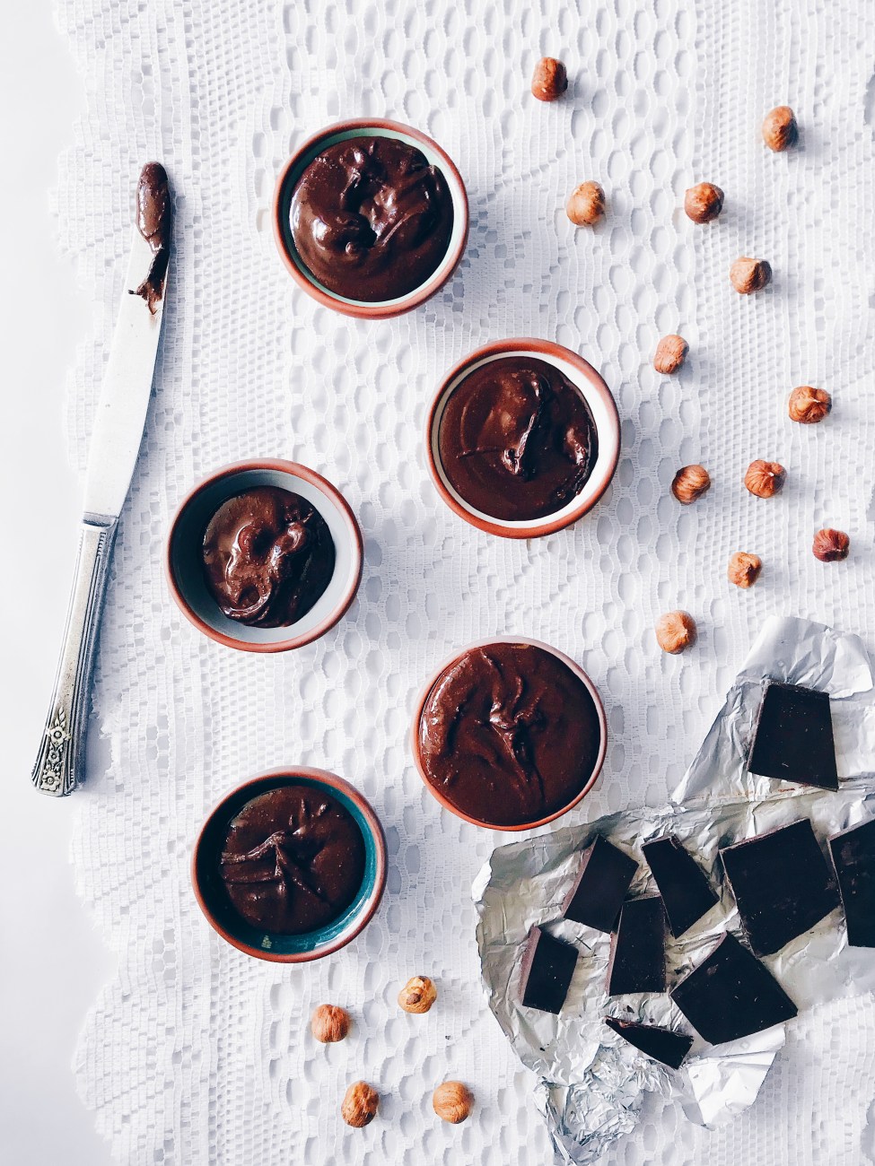 Tartinade végane chocolat et noisettes au café et à l'érable