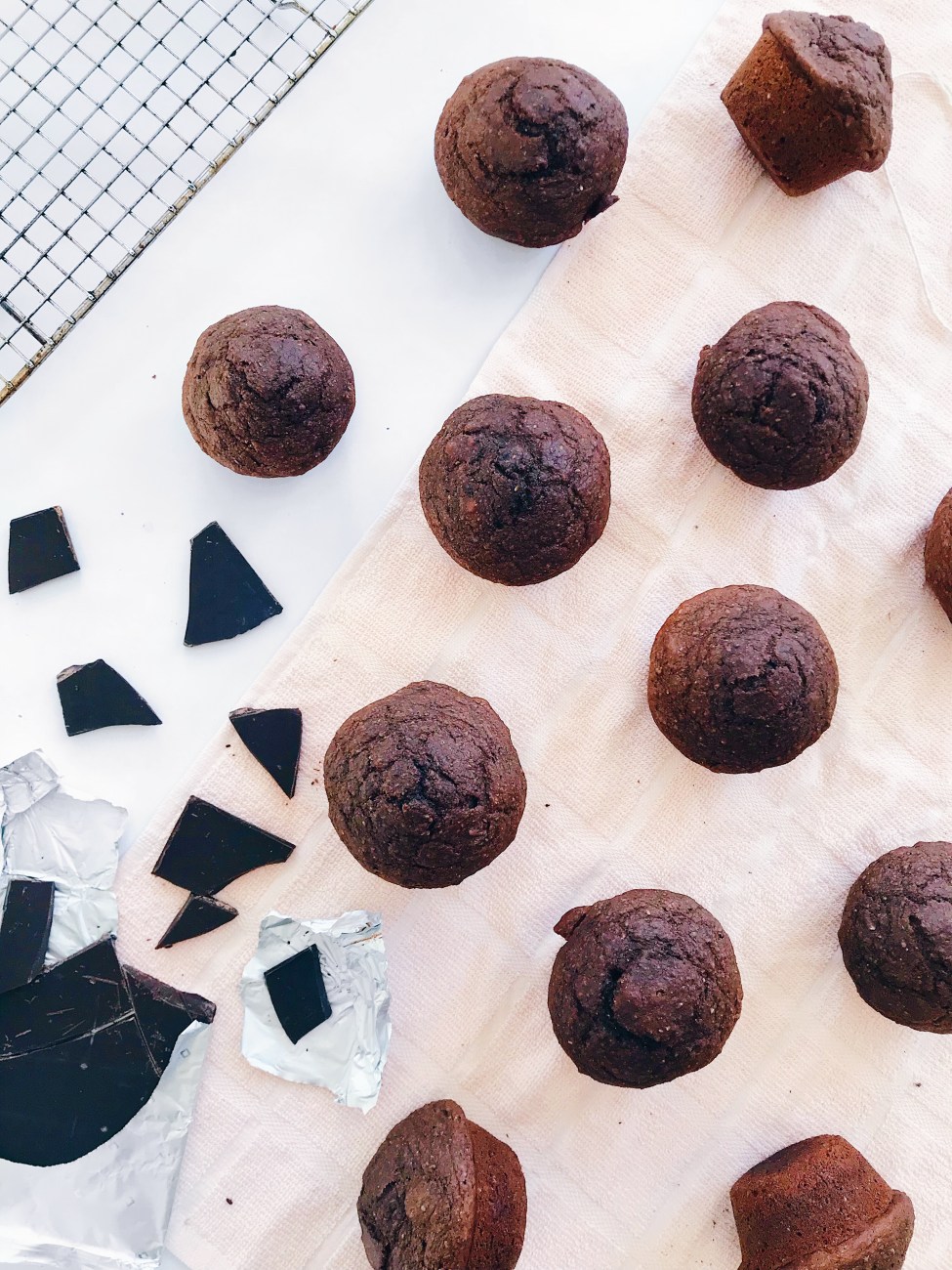 Muffins santé chocolat, betterave et érable