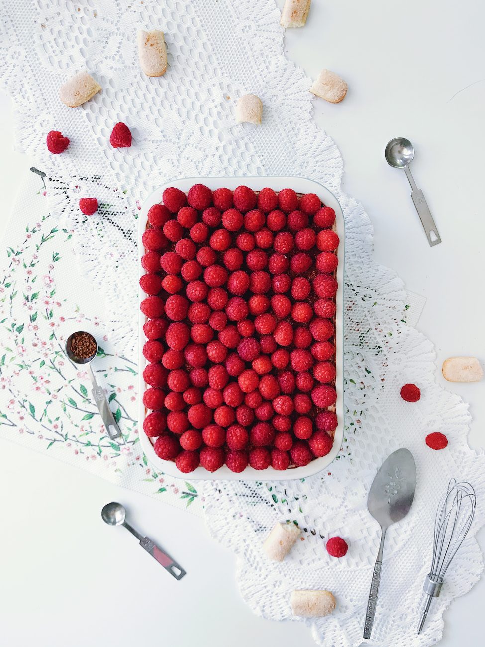 Tiramisu aux framboises | Raspberries tiramisu