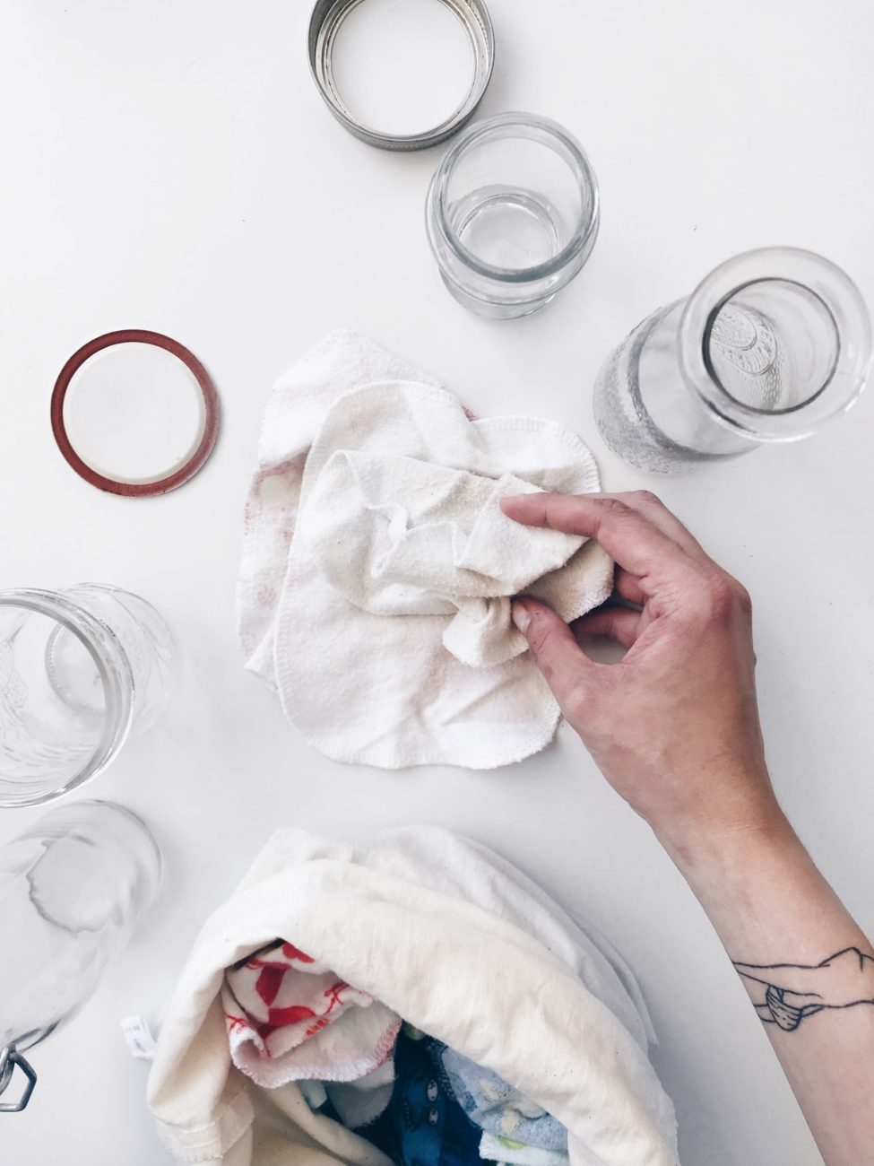 Lingettes nettoyantes DIY tout-en-un lavables