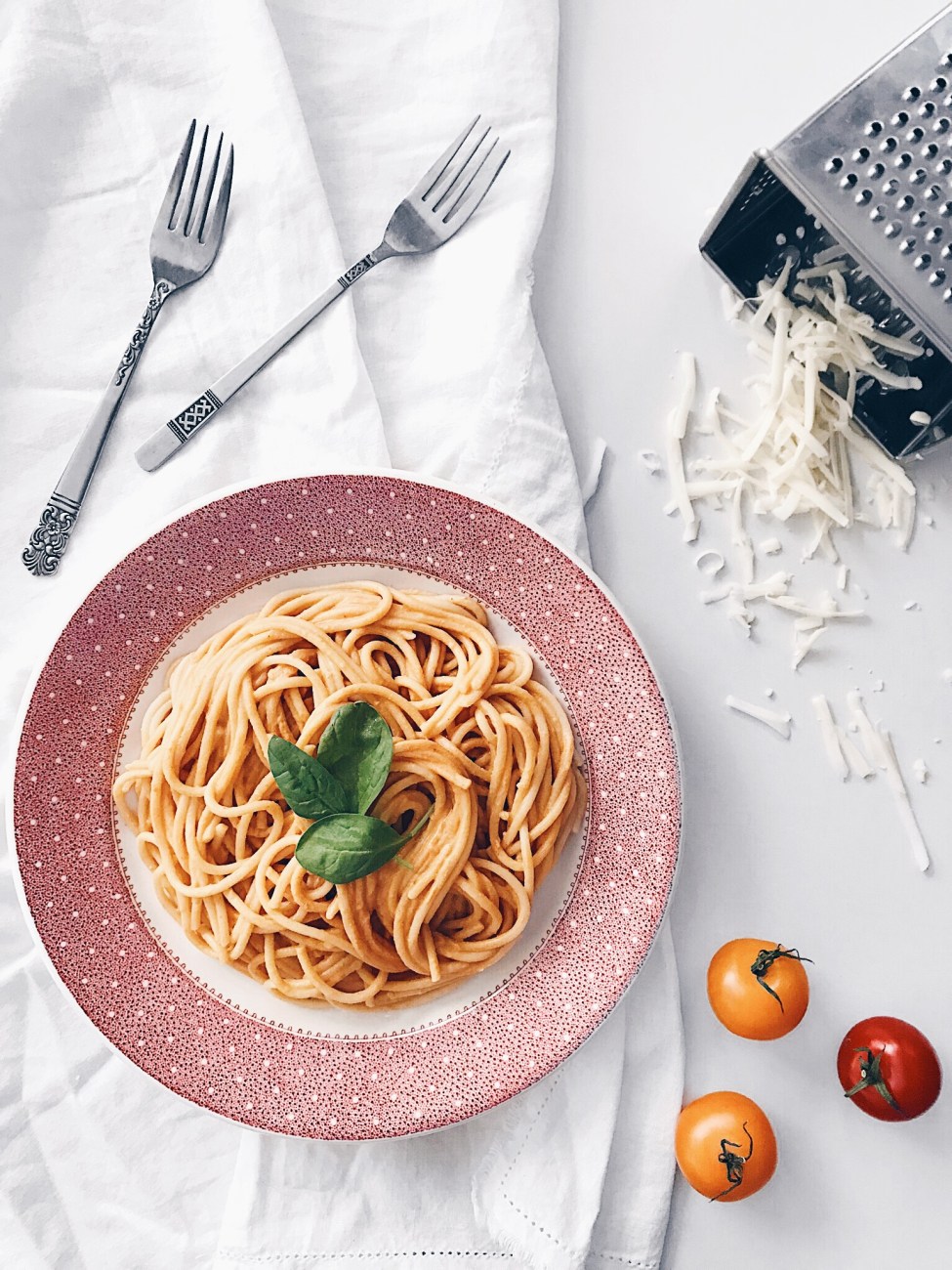  Spaghetti sauce rosée à la citrouille